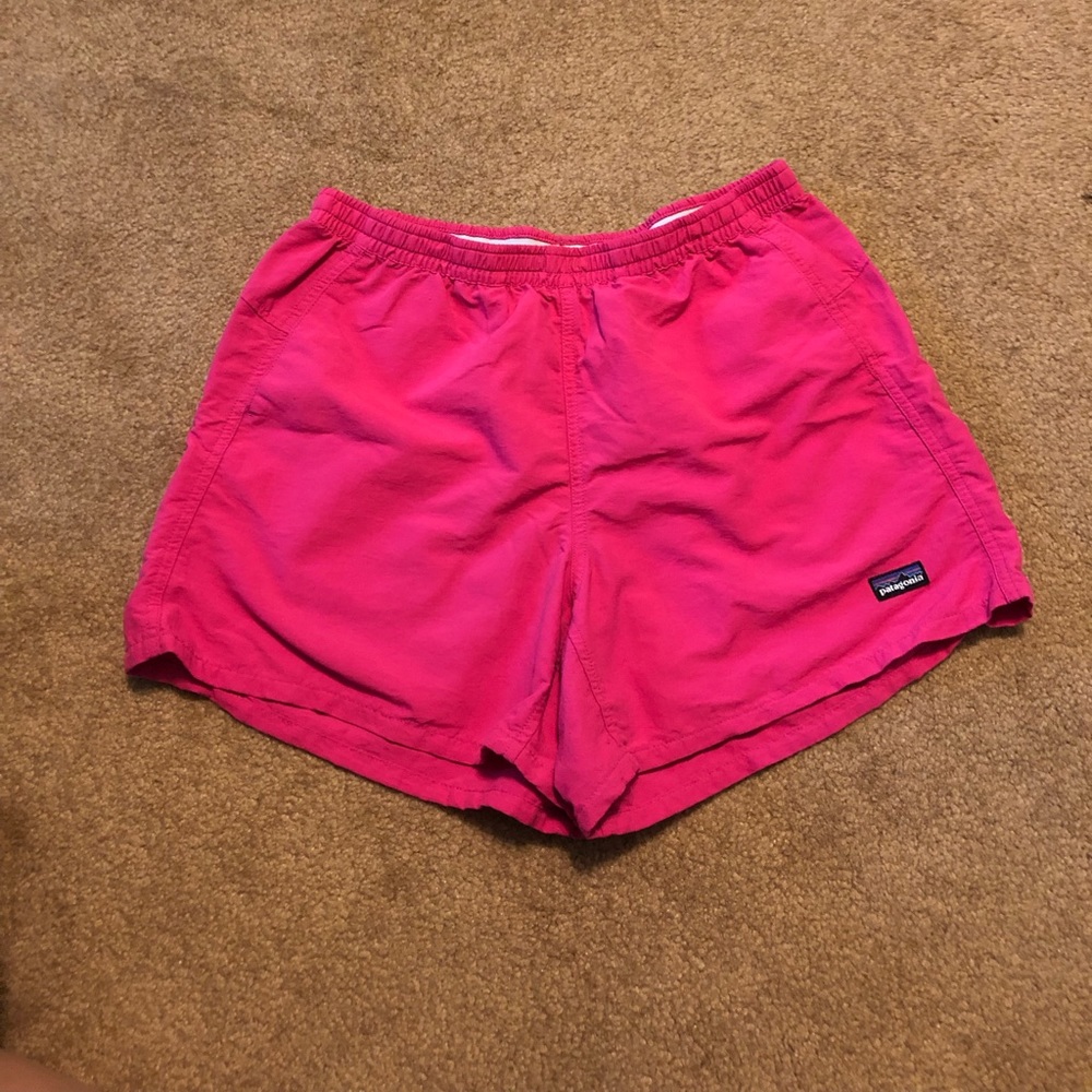 Hot Pink Patagonia Baggie Shorts